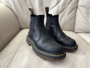 Dr Martens Boots Men 5 Womens 6 Leather Safety Black F2892